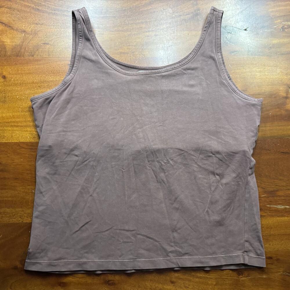Tommy Bahama Women’s Mauve Shelf Bra Tank Top Stretch Casual Sz XL